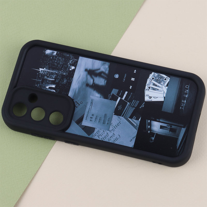 قاب سولید طرح دار محافظ لنزدار Samsung Galaxy S23 FE 5G