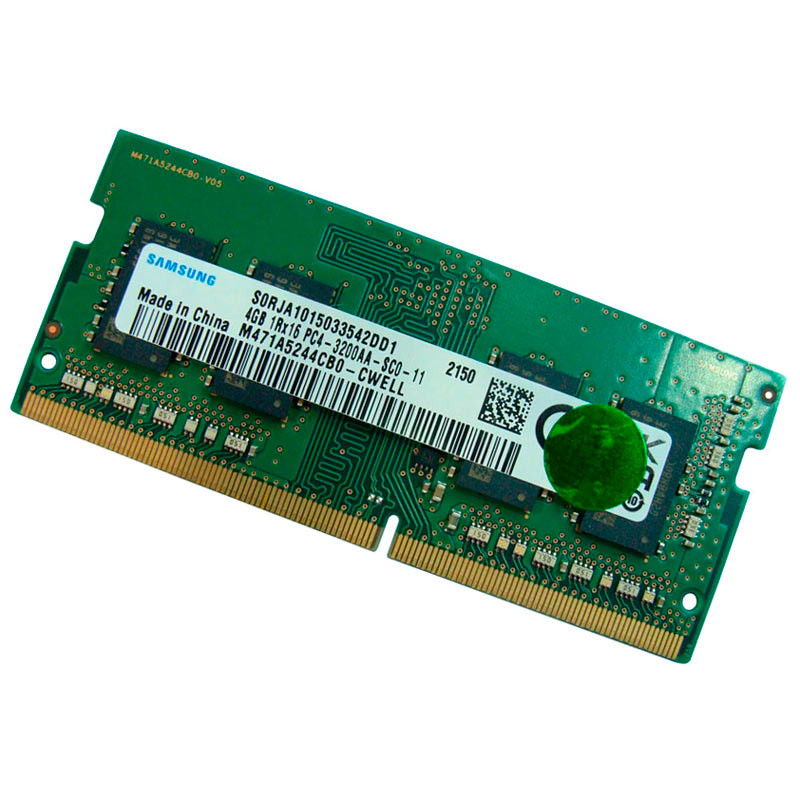 رم لپ تاپ Samsung M471A5244CB0-CWELL DDR4 4GB 3200MHz CL22 استوک
