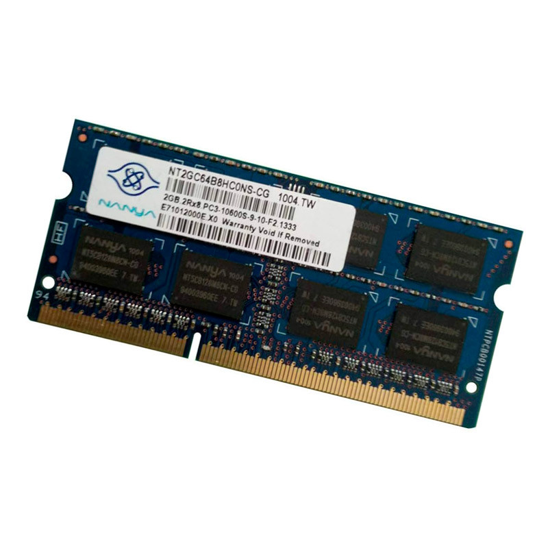 رم لپ تاپ Nanya NT2GC64B8HC0NS-CG DDR3 2GB 1333MHz CL9 استوک