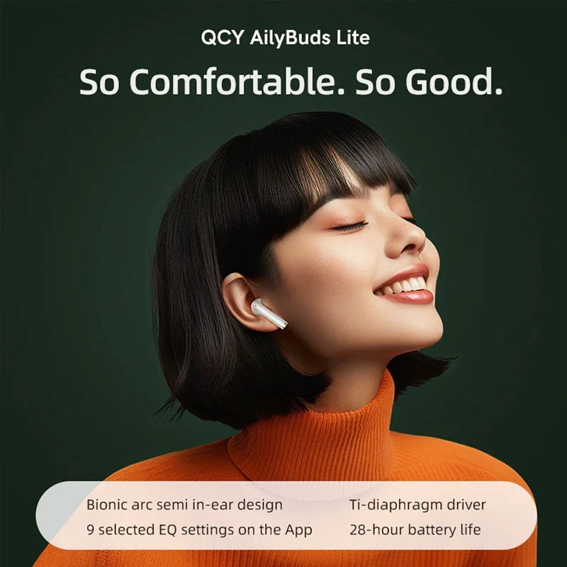 هندزفری بلوتوث دو تایی QCY T29 Ailybuds Lite TWS
