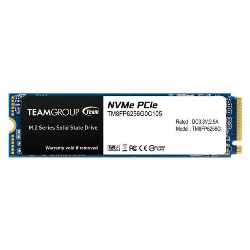 حافظه SSD تیم گروپ TeamGroup TM8FP6256G 256GB M.2 استوک