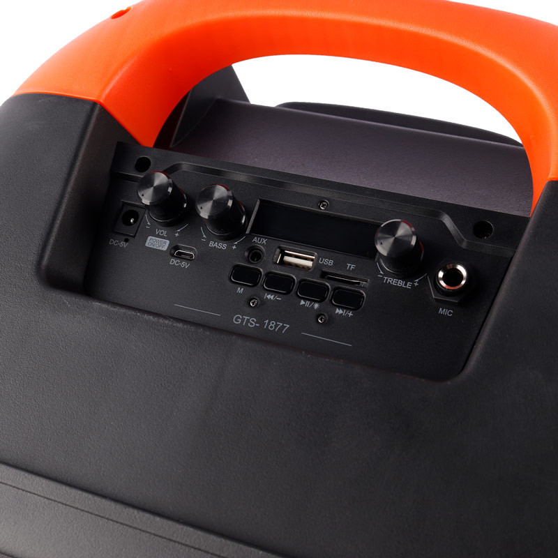اسپیکر بلوتوثی رم و فلش خور Greatnice GTS-1877 + میکروفون و ریموت کنترل