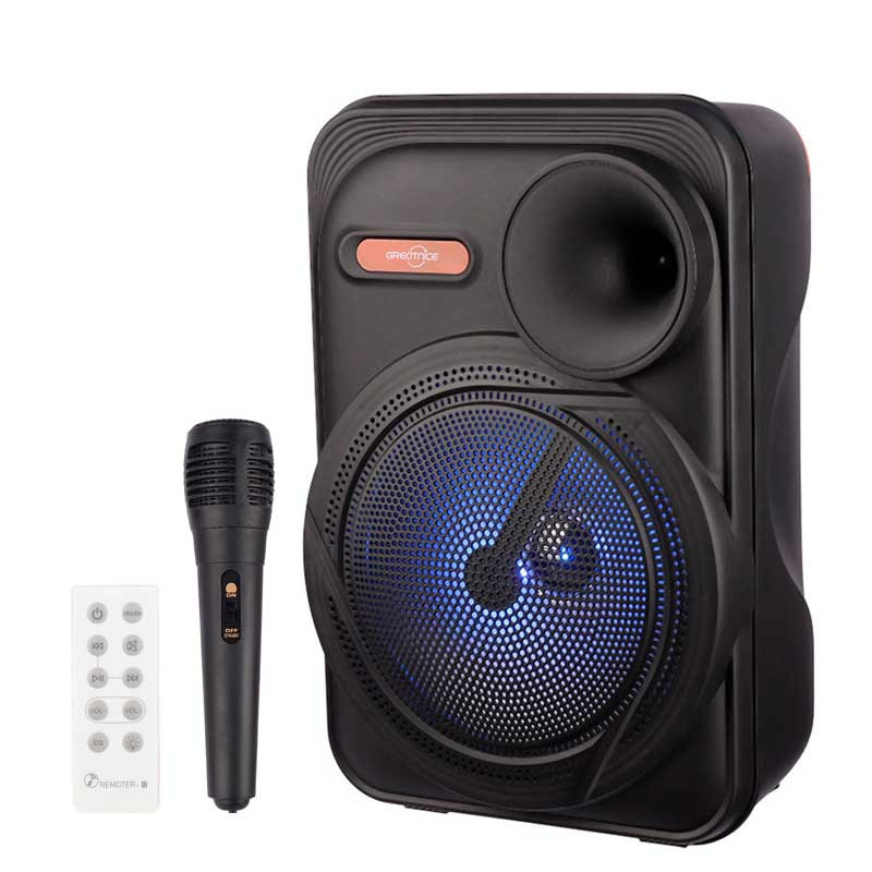 اسپیکر بلوتوثی رم و فلش خور Greatnice GTS-1877 + میکروفون و ریموت کنترل