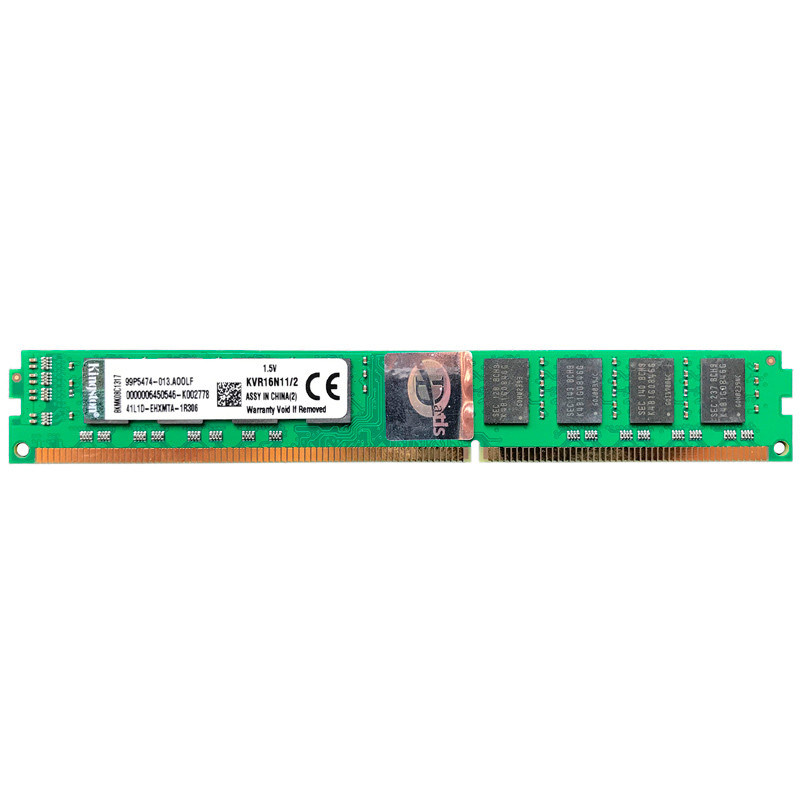 رم کامپیوتر Kingston KVR16N11/2 DDR3 2GB 1600MHz CL11 Single استوک
