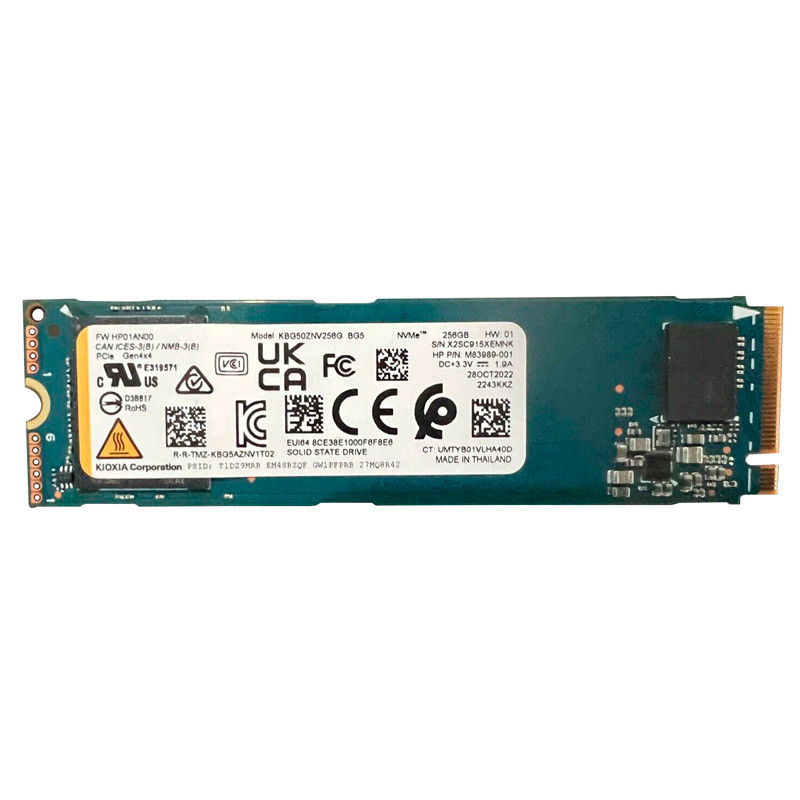 حافظه SSD کیوکسیا Kioxia BG5 KBG50ZNV256G 256GB M.2 استوک