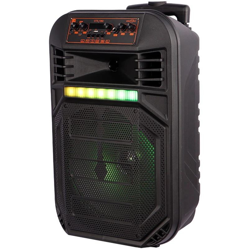 اسپیکر چمدانی بلوتوثی رم و فلش خور Greatnice GTS-1960 + میکروفون و ریموت کنترل