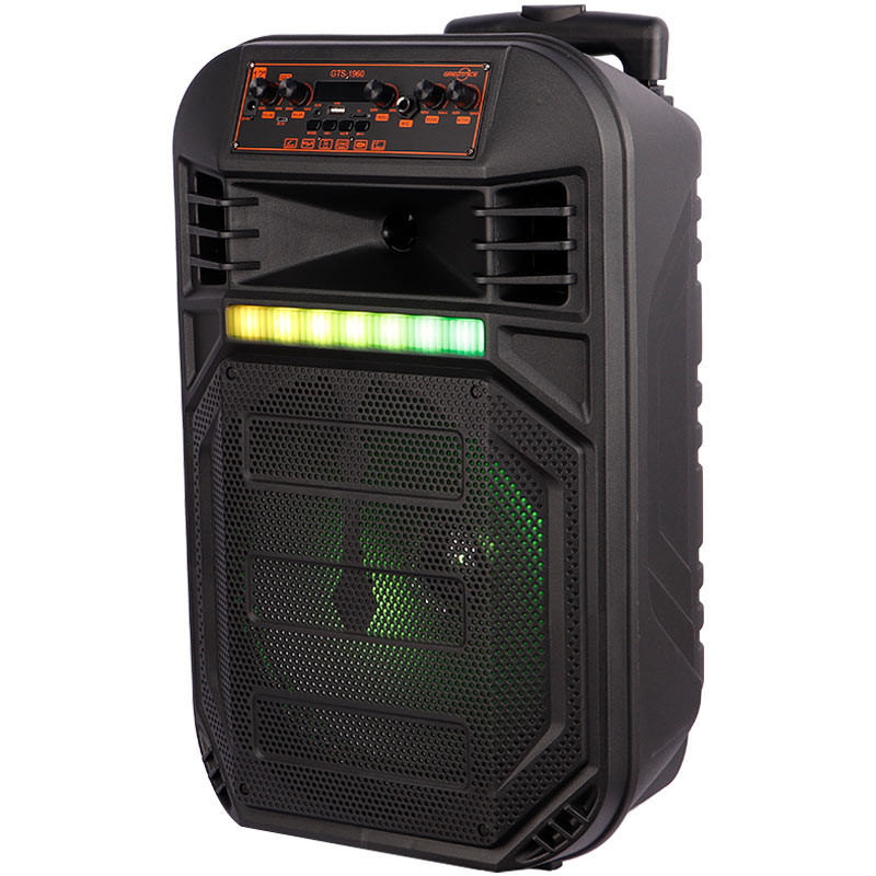 اسپیکر چمدانی بلوتوثی رم و فلش خور Greatnice GTS-1960 + میکروفون و ریموت کنترل