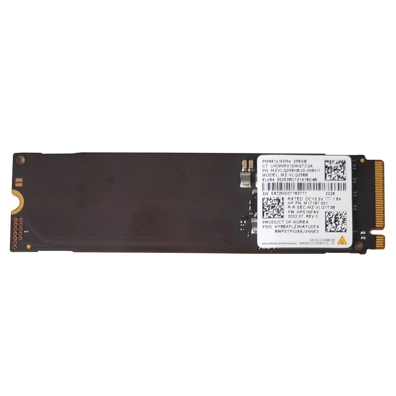 حافظه SSD سامسونگ Samsung PM991a 256GB M.2 استوک