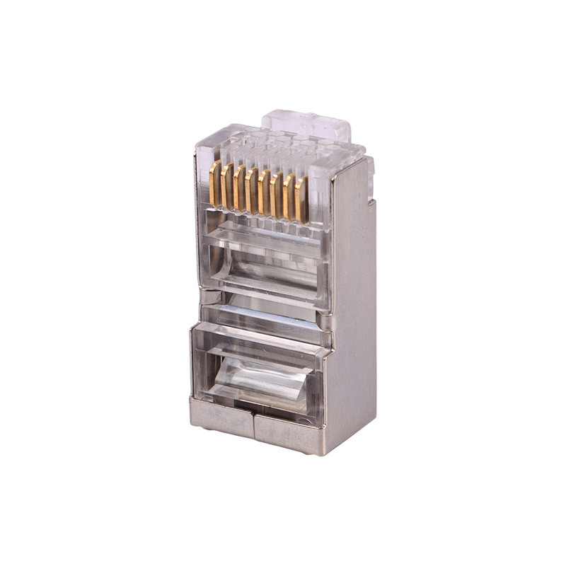 سوکت شبکه K-net RJ45 Cat6 SFTP بسته ۱۰۰ عددی
