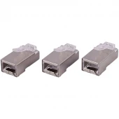 سوکت شبکه K-net RJ45 Cat6 SFTP بسته ۱۰۰ عددی