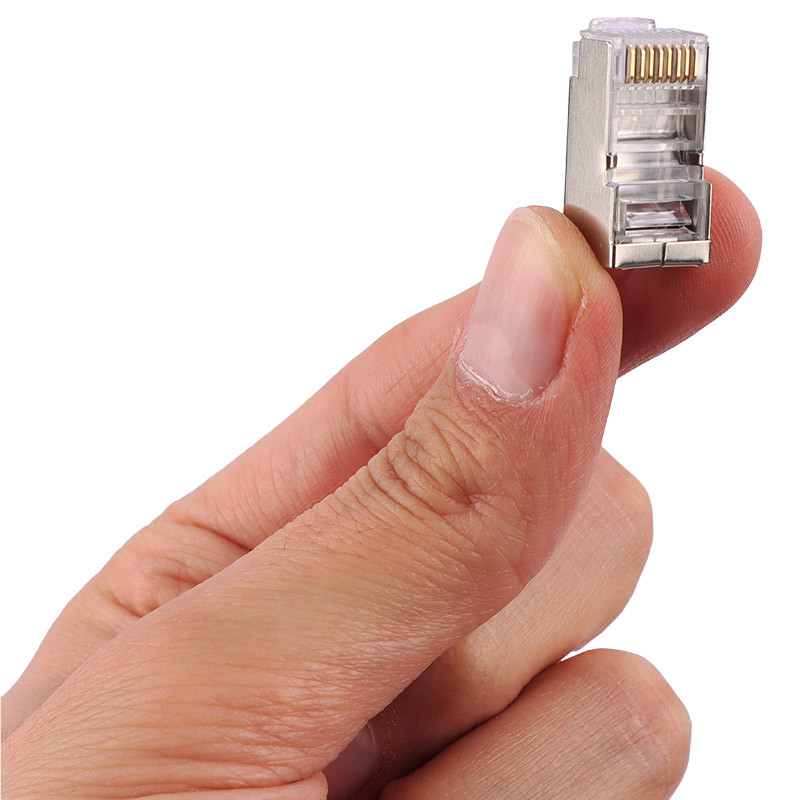 سوکت شبکه K-net RJ45 Cat6 SFTP بسته ۱۰۰ عددی