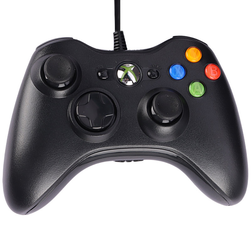 دسته بازی تک شوکدار سیمی Microsoft Xbox 360 / PC