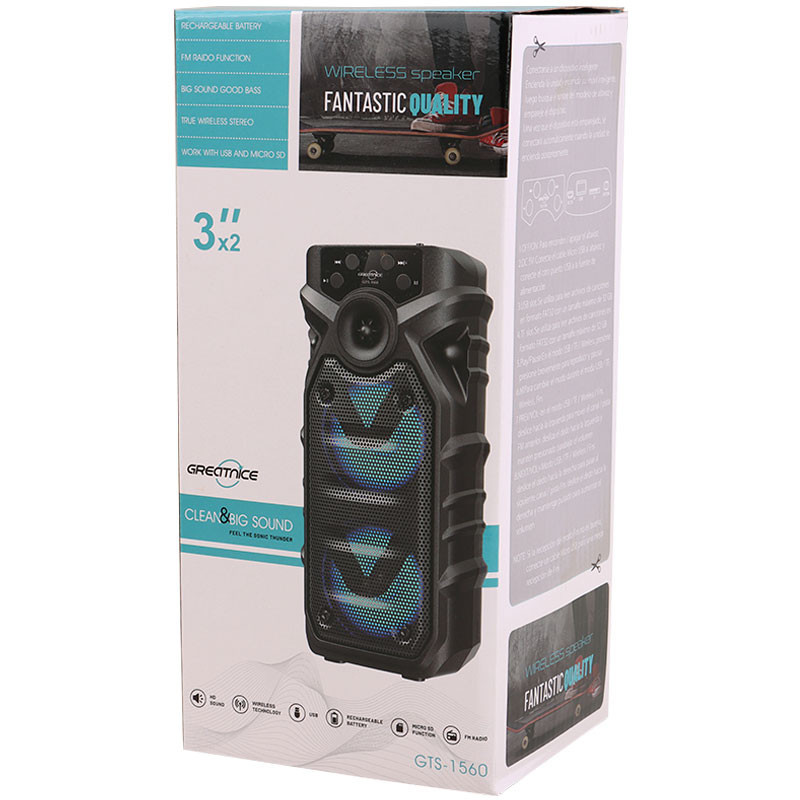اسپیکر بلوتوثی رم و فلش خور Greatnice GTS-1560