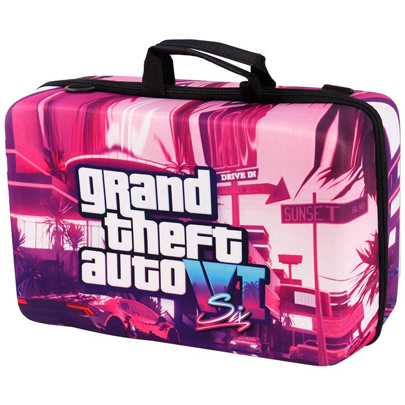 کیف کنسول بازی PS5 Slim طرح GTA VI کد 3