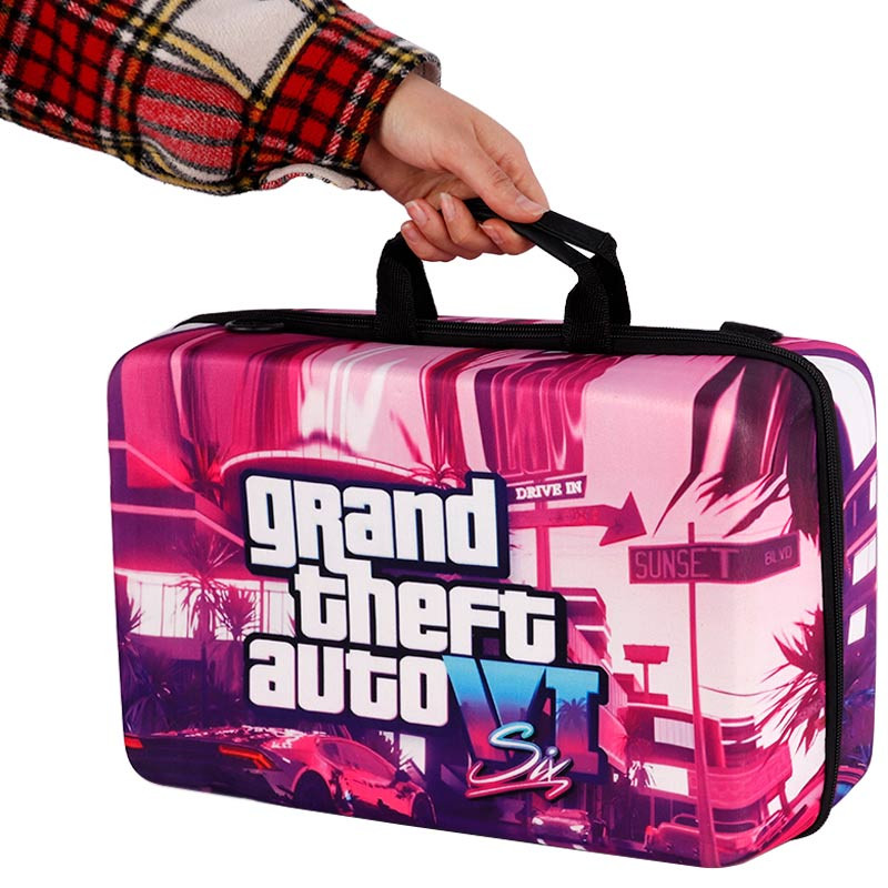 کیف کنسول بازی PS5 Slim طرح GTA VI کد 3