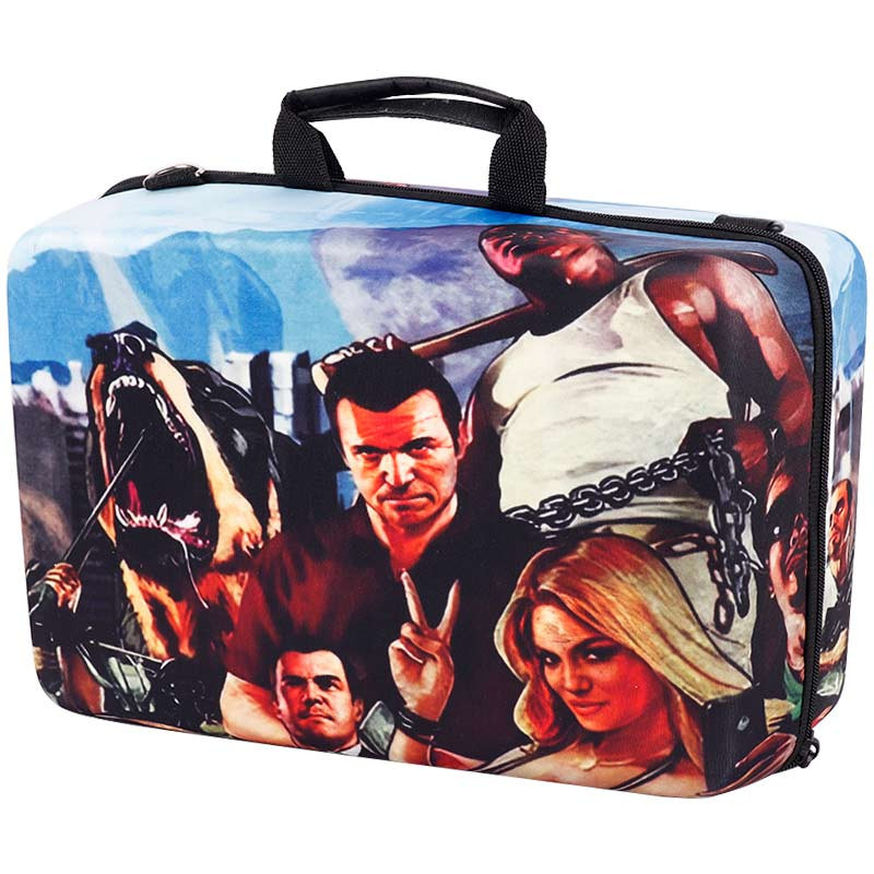 کیف کنسول بازی PS5 slim طرح GTA V