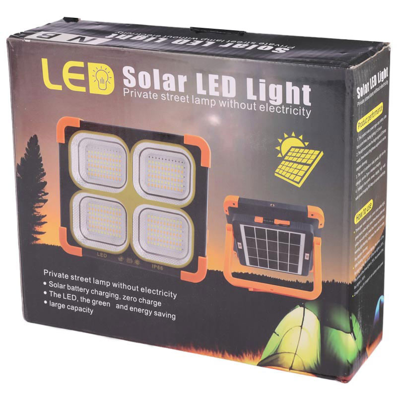 پروژکتور سیار شارژی و پاور بانک خورشیدی Led Solar Light