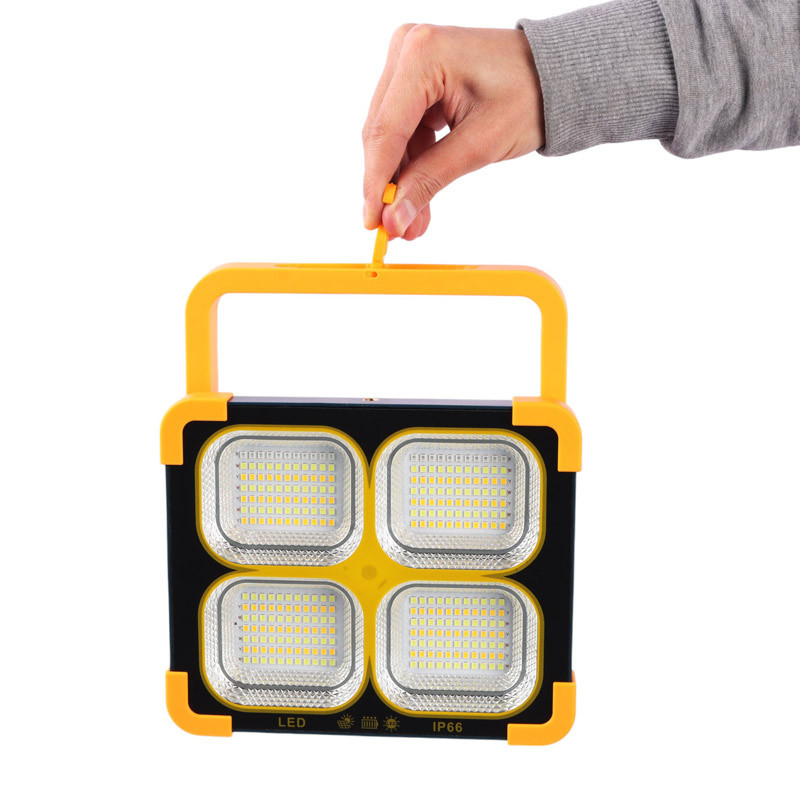 پروژکتور سیار شارژی و پاور بانک خورشیدی Led Solar Light