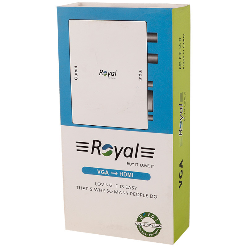 تبدیل Royal VGA / Audio To HDMI