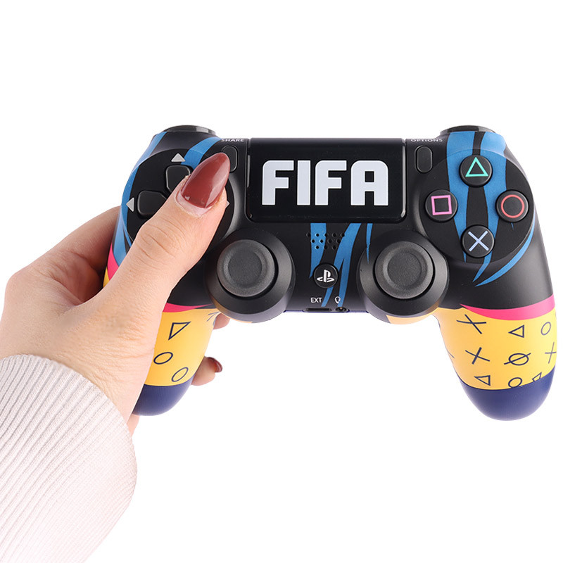 دسته بی سیم SONY PlayStation 4 DualShock 4 High Copy طرح FIFA کد 3