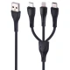 کابل 3 سر فست شارژ GFUZ CA-105 3.4A 1m