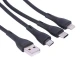 کابل 3 سر فست شارژ GFUZ CA-105 3.4A 1m