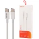 کابل تبدیل فست شارژ Hatron HC199CC Type-C To Type-C 5A PD QC 1m