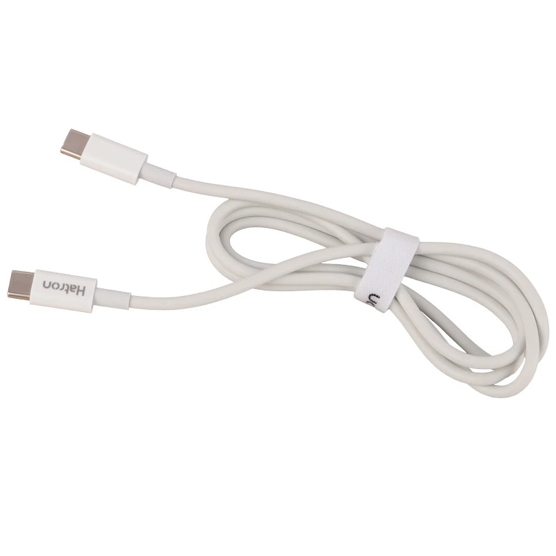 کابل تبدیل فست شارژ Hatron HC199CC Type-C To Type-C 5A PD QC 1m