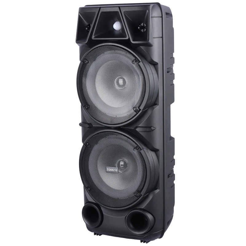 اسپیکر چمدانی بلوتوثی رم و فلش خور Sing-E ZQS8210 + میکروفون و ریموت کنترل
