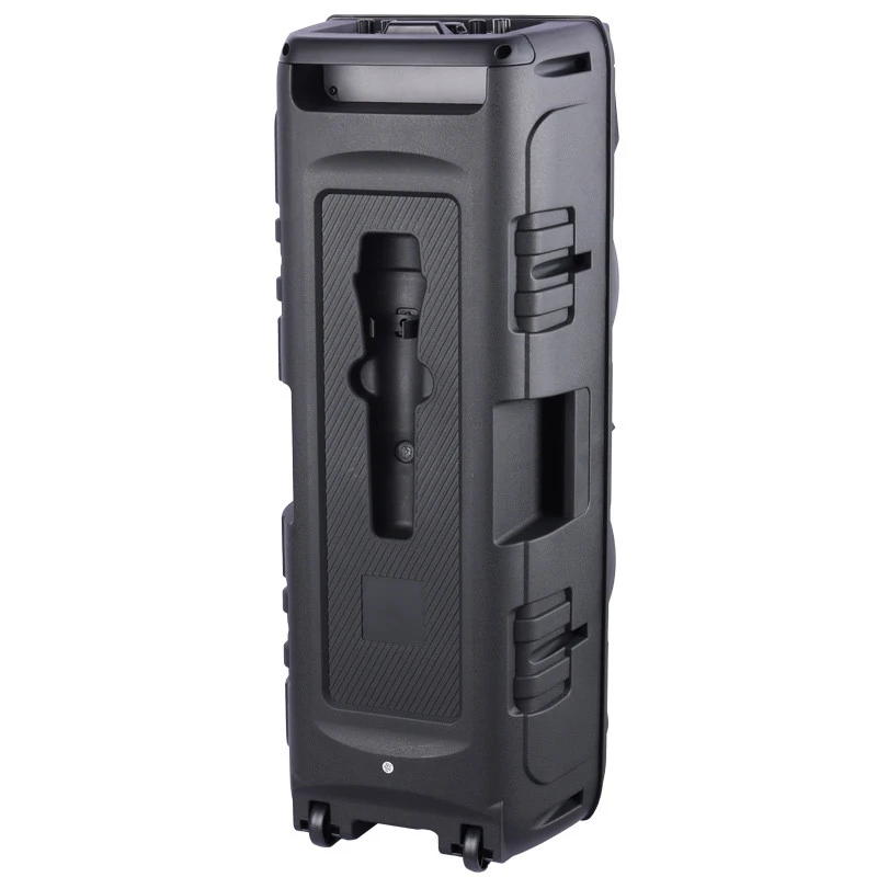 اسپیکر چمدانی بلوتوثی رم و فلش خور Sing-E ZQS8210 + میکروفون و ریموت کنترل