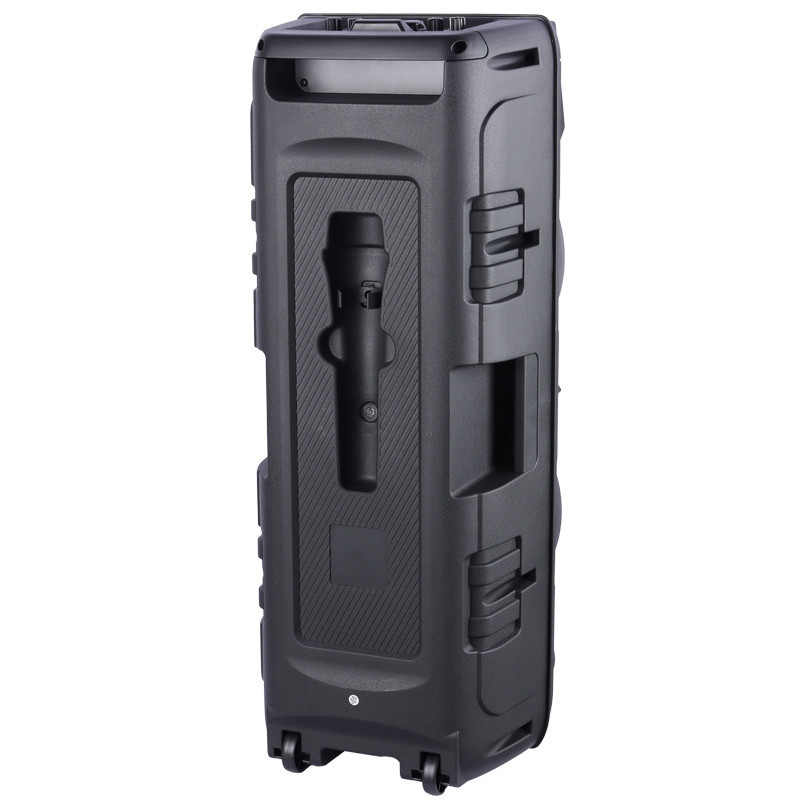 اسپیکر چمدانی بلوتوثی رم و فلش خور Sing-E ZQS8210 + میکروفون و ریموت کنترل