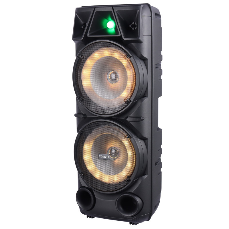 اسپیکر چمدانی بلوتوثی رم و فلش خور Sing-E ZQS8210 + میکروفون و ریموت کنترل