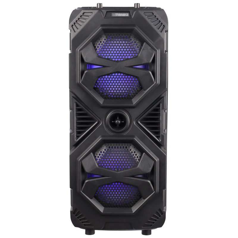 اسپیکر چمدانی بلوتوثی رم و فلش خور Sing-E ZQS8212 + میکروفون و ریموت کنترل