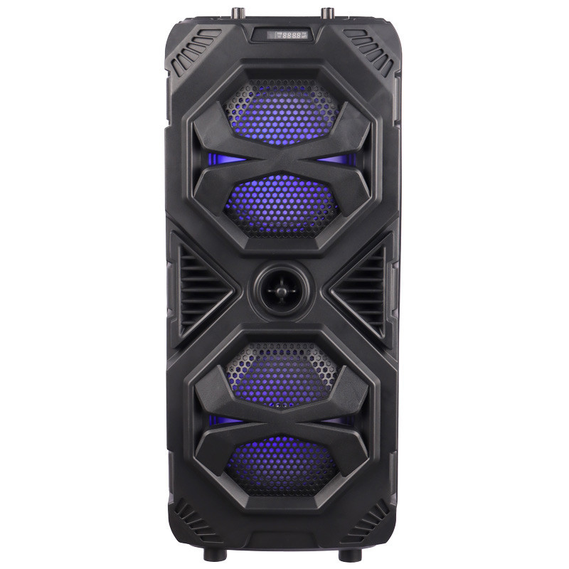 اسپیکر چمدانی بلوتوثی رم و فلش خور Sing-E ZQS8212 + میکروفون و ریموت کنترل