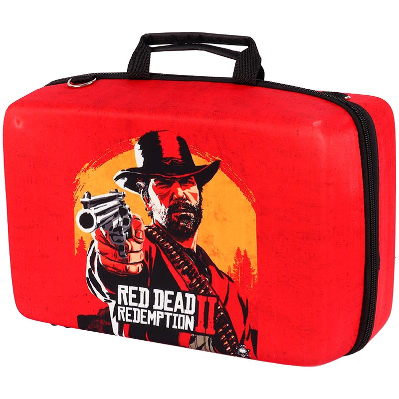کیف کنسول بازی PS5 Slim طرح Red Dead Redemption 2