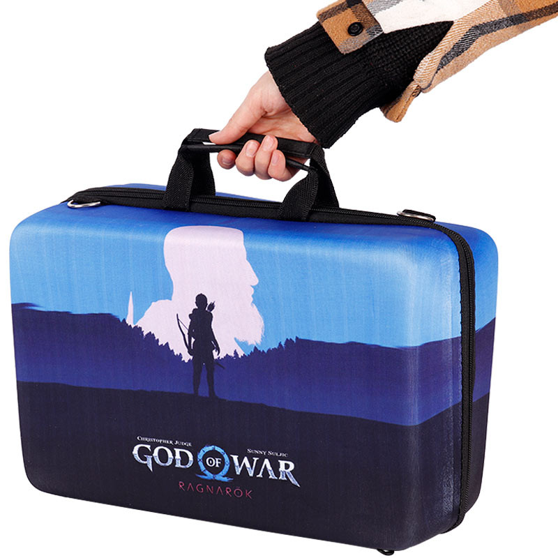 کیف کنسول بازی PS5 Slim طرح God of War Ragnarok
