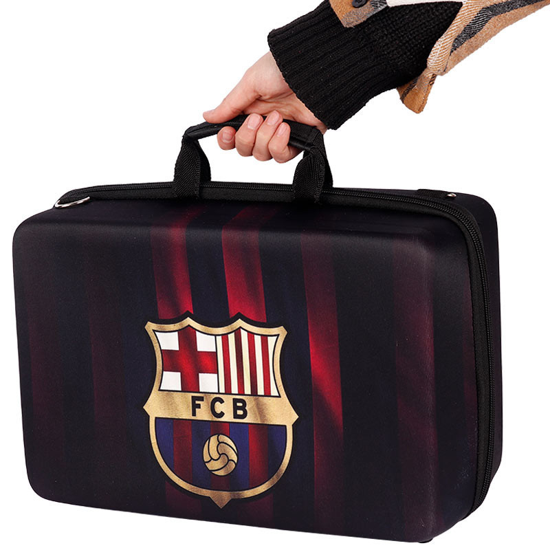 کیف کنسول بازی PS5 Slim طرح Barcelona