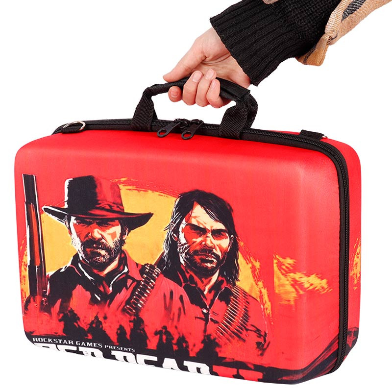 کیف کنسول بازی PS5 Slim طرح Red Dead Redemption 2 کد 3