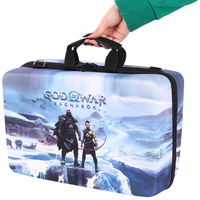 کیف کنسول بازی PS5 Slim طرح God of War Ragnarok کد 2
