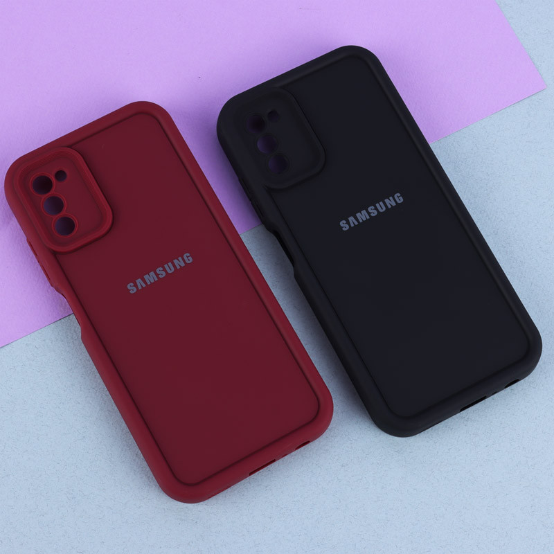 قاب سولید ساده رنگی محافظ لنزدار Samsung Galaxy A03s