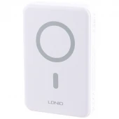 پاور بانک بی سیم فست شارژ الدینیو PQ16 QC3.0 PD3.0 22.5W ظرفیت 10000 میلی آمپر ساعت