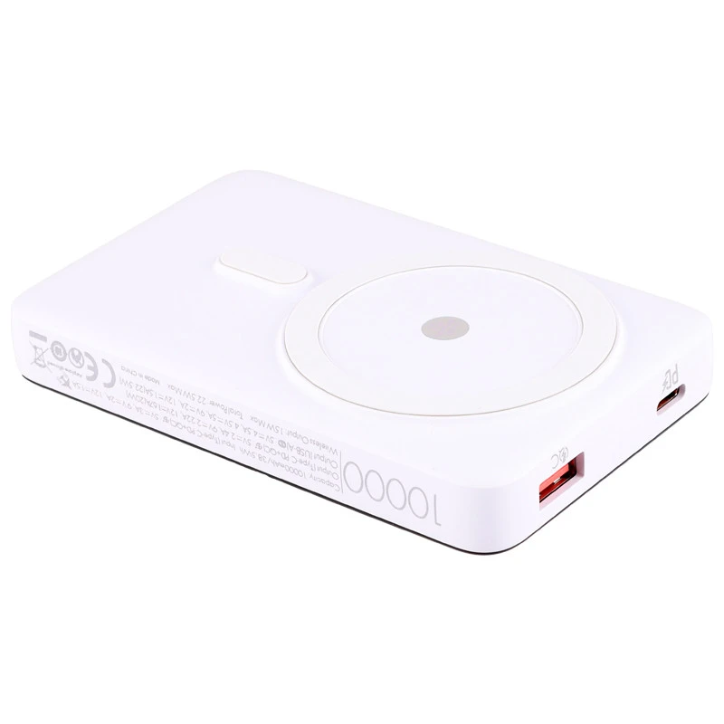 پاور بانک بی سیم فست شارژ الدینیو PQ17 QC3.0 PD3.0 22.5W ظرفیت 10000 میلی آمپر ساعت