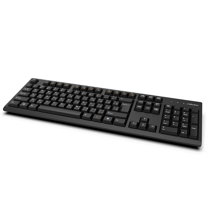 کیبورد بی سیم سیبراتون SKB557W