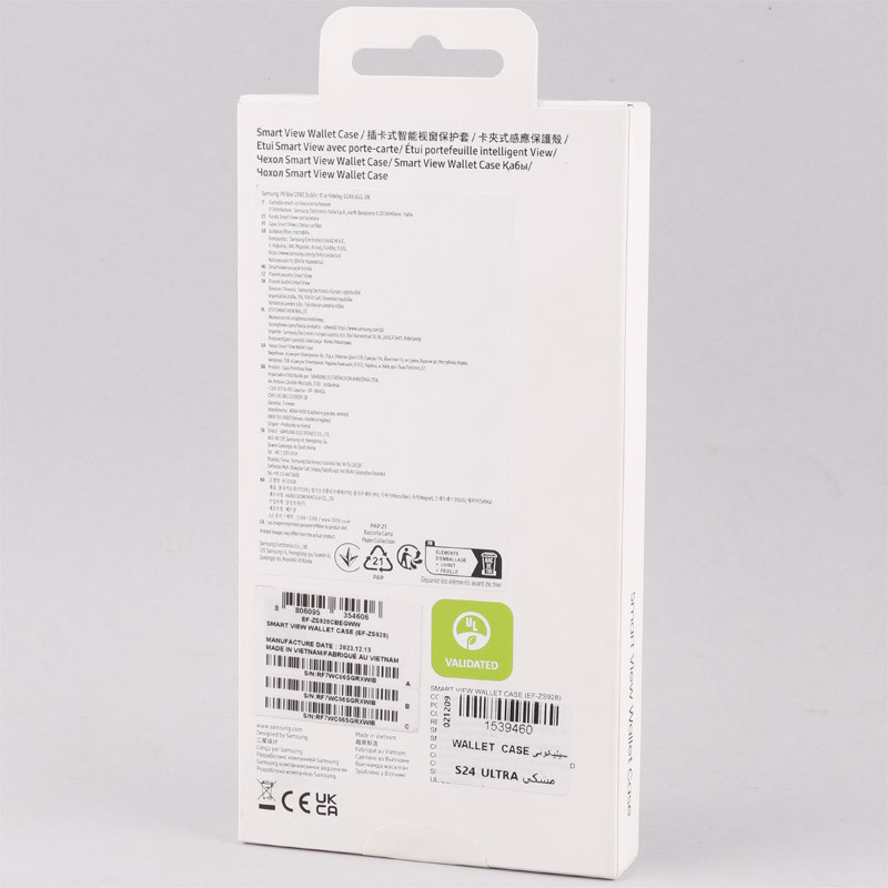 قاب سیلیکونی اورجینال Wallet Case رنگی Samsung Galaxy S24 Ultra