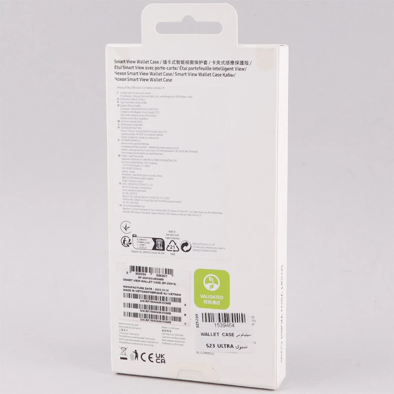 قاب سیلیکونی اورجینال Wallet Case رنگی Samsung Galaxy S23 Ultra