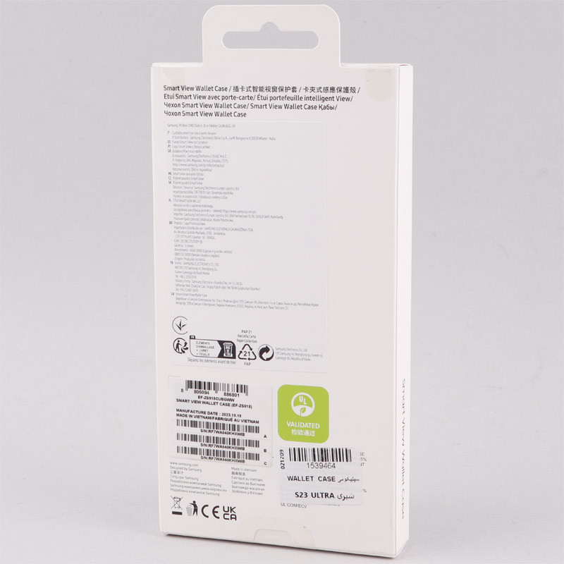 قاب سیلیکونی اورجینال Wallet Case رنگی Samsung Galaxy S23 Ultra
