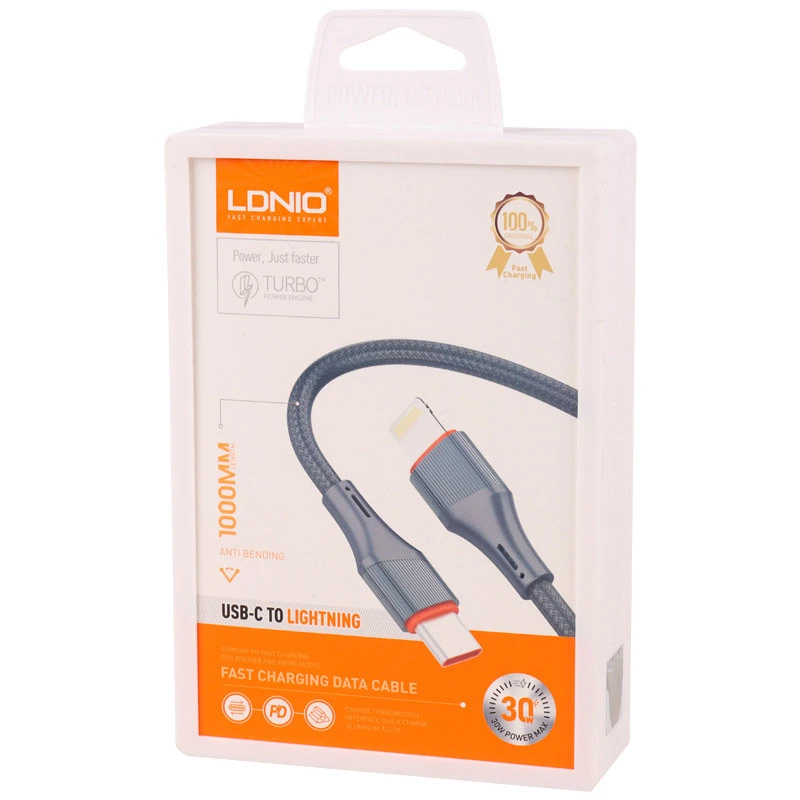 کابل تبدیل فست شارژ Ldnio LC631i Type-C To Lightning 30W PD 1m