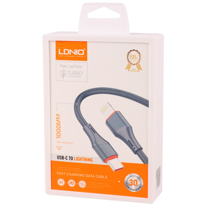 کابل تبدیل فست شارژ Ldnio LC631i Type-C To Lightning 30W PD 1m