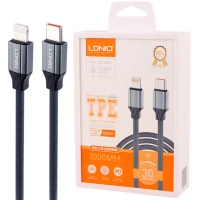 کابل تبدیل فست شارژ Ldnio LC441i Type-C To Lightning 30W PD 1m