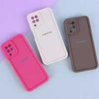 قاب سولید سامسونگ Galaxy A22 4G / M22 / M32 4G محافظ لنزدار